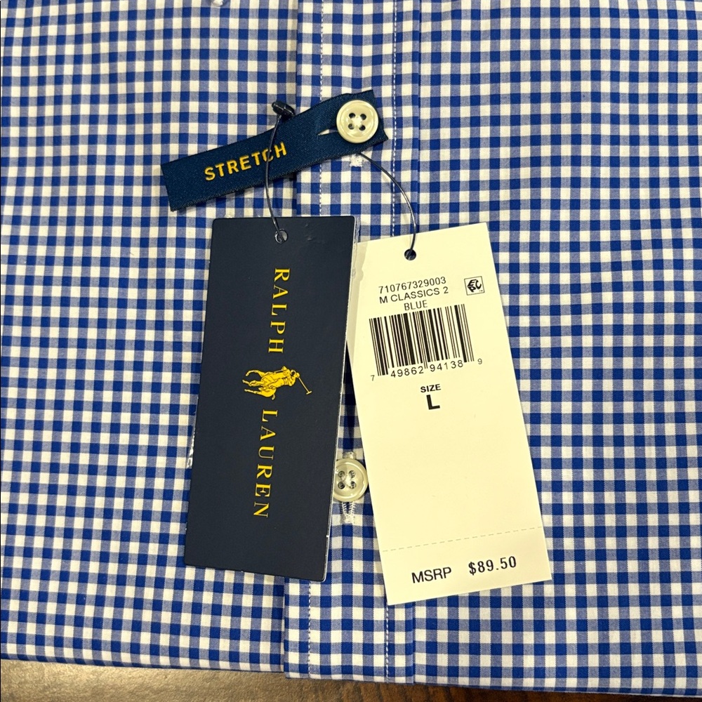 Ralph Lauren Slim fit 100% cotton stretch long sleeves - Picture 2 of 10
